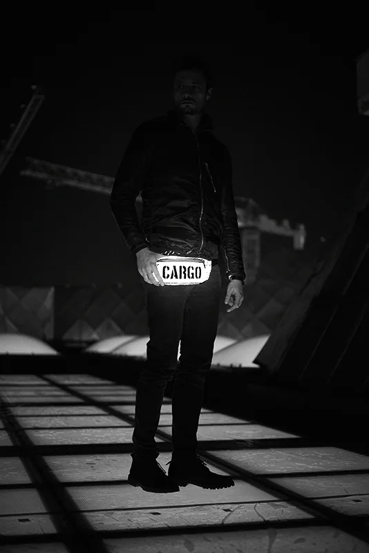 ODBLASKOWA NERKA REFLECTIVE PRINT GREY XSMALL