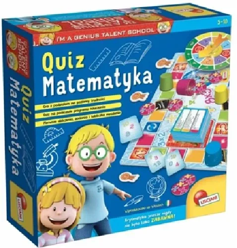 Liscianigiochi Mały Geniusz Quiz matematyka
