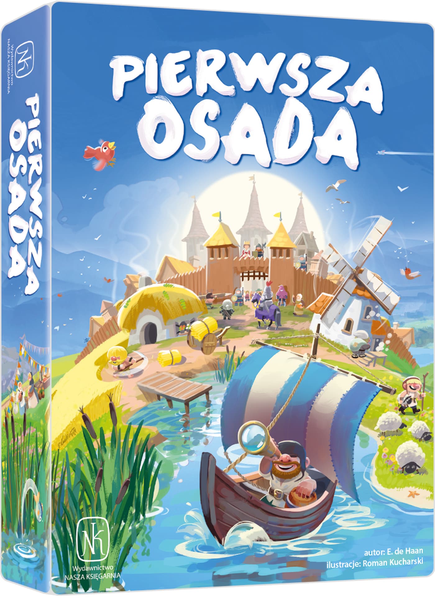 Pierwsza osada — pudełko polskiego wydania