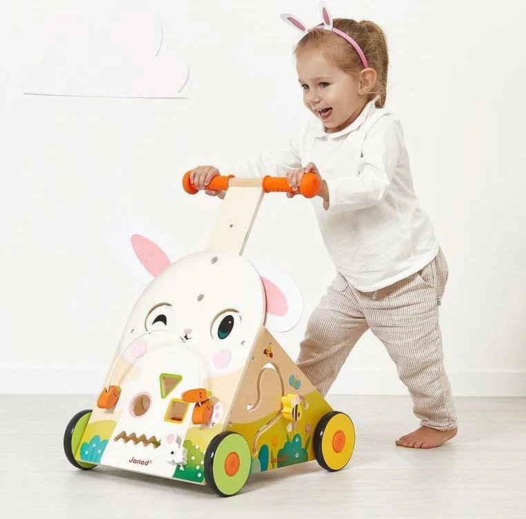 Janod Wielofunkcyjny Pchacz Edukacyjny Farma 12 M+