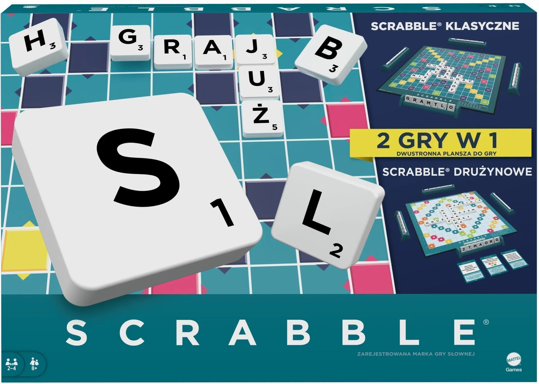 Gra planszowa Mattel Scrabble