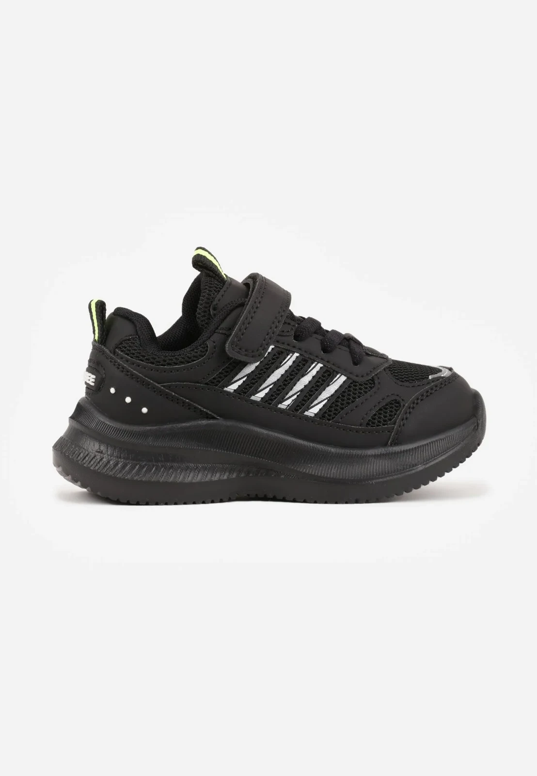 Czarno-Zielone Buty Sportowe Sneakersy Typu Chunky na Grubej Podeszwie Kimonos