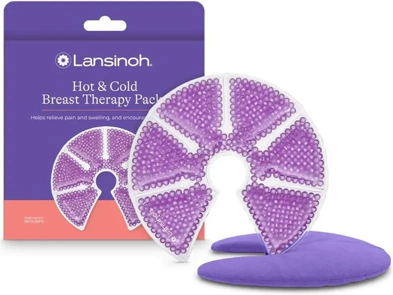 Lansinoh Hot & Cold Żelowe kompresy na piersi 3w1