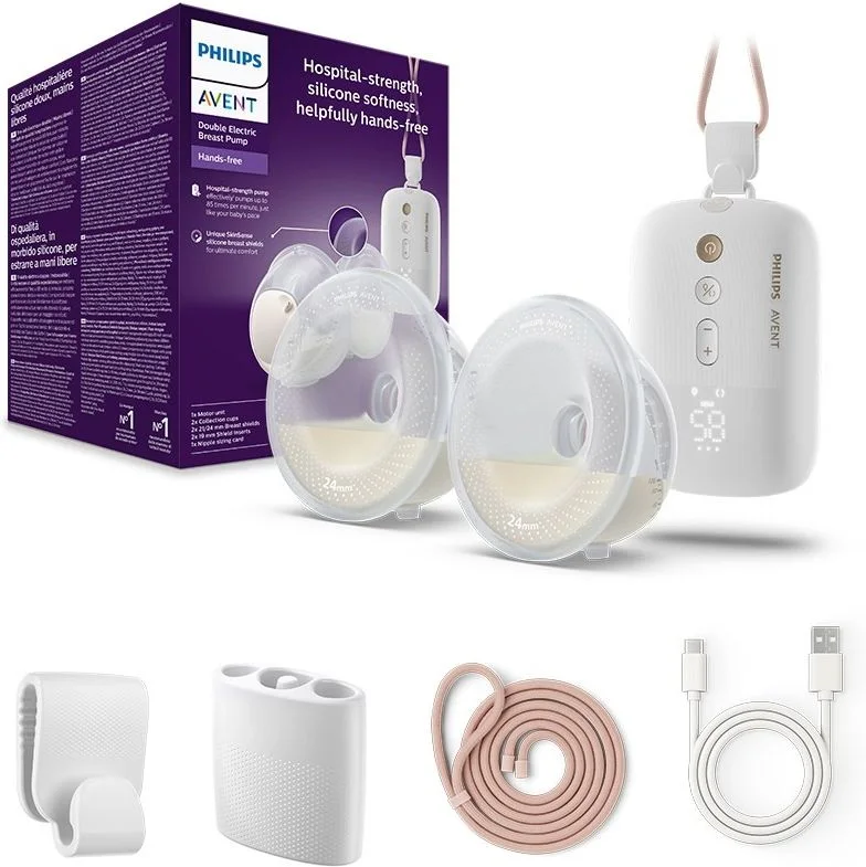 PHILIPS AVENT Laktator Podwójny HandsFree samonośny SCF532/11
