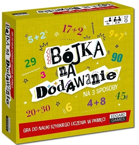 Edgard Bójka na dodawanie. Gra do nauki.. Liczenia