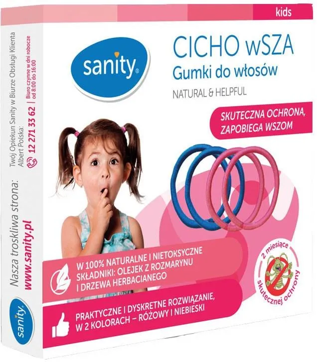 Sanity Cicho Wsza Gumki do włosów