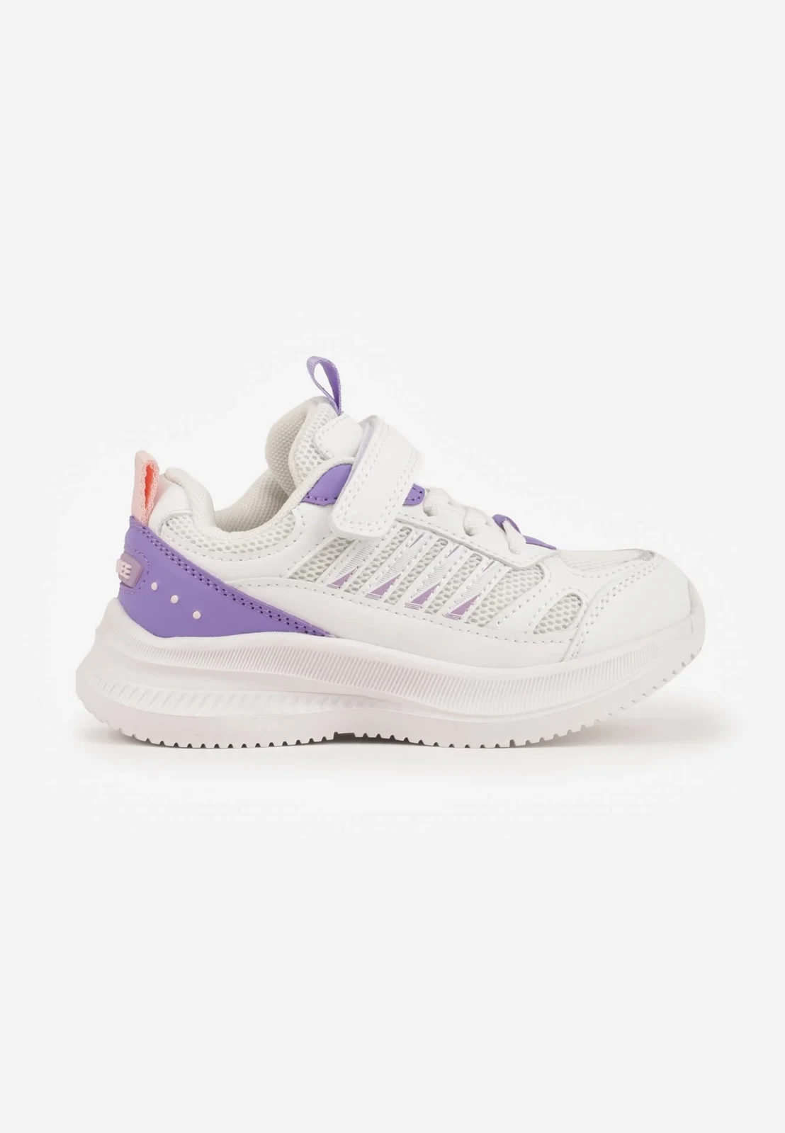 Biało-Fioletowe Buty Sportowe Sneakersy Typu Chunky na Grubej Podeszwie Kimonos