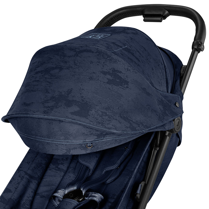 Cybex COYA Fashion Rebellious Luxury wózek spacerowy — Rebellious Luxury Denim Blue — canopy detail