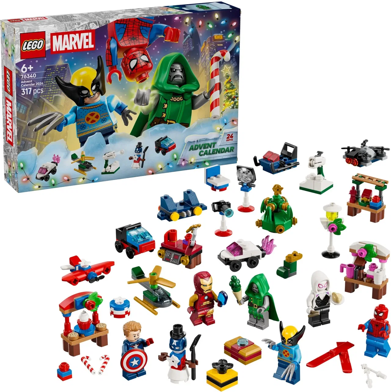 LEGO Super Heroes 76340 Kalendarz adwentowy na 2026 rok