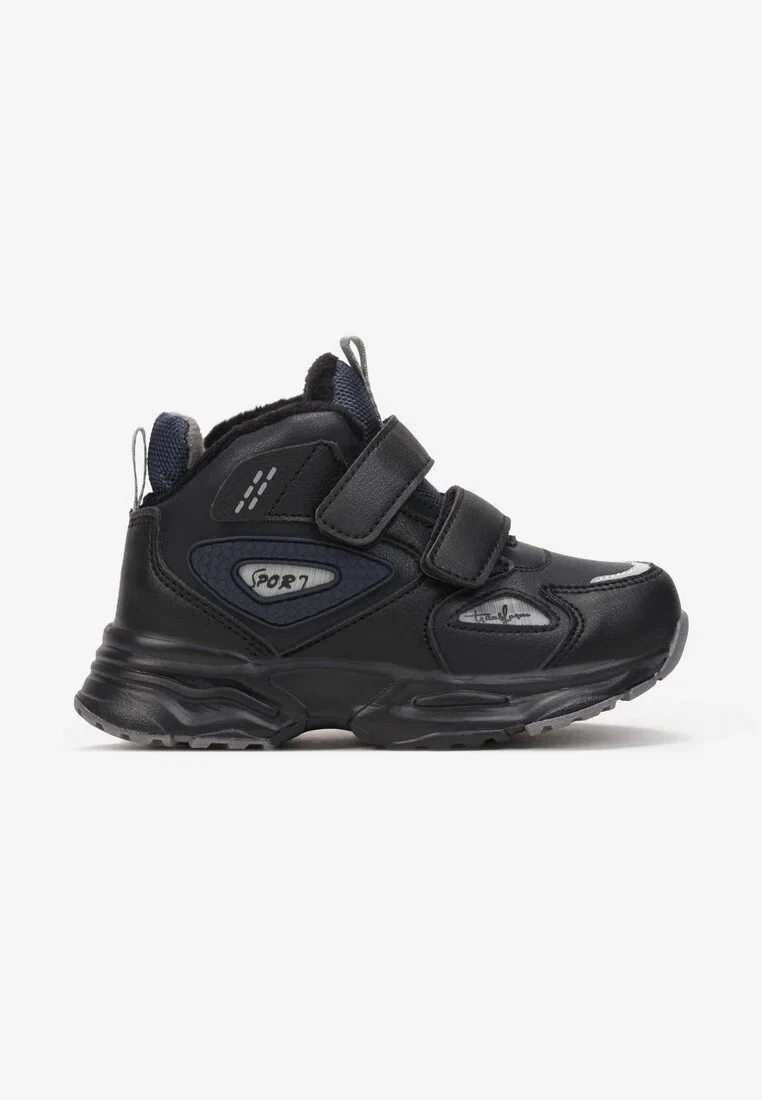 Czarno-Granatowe Buty Sportowe Hekyse