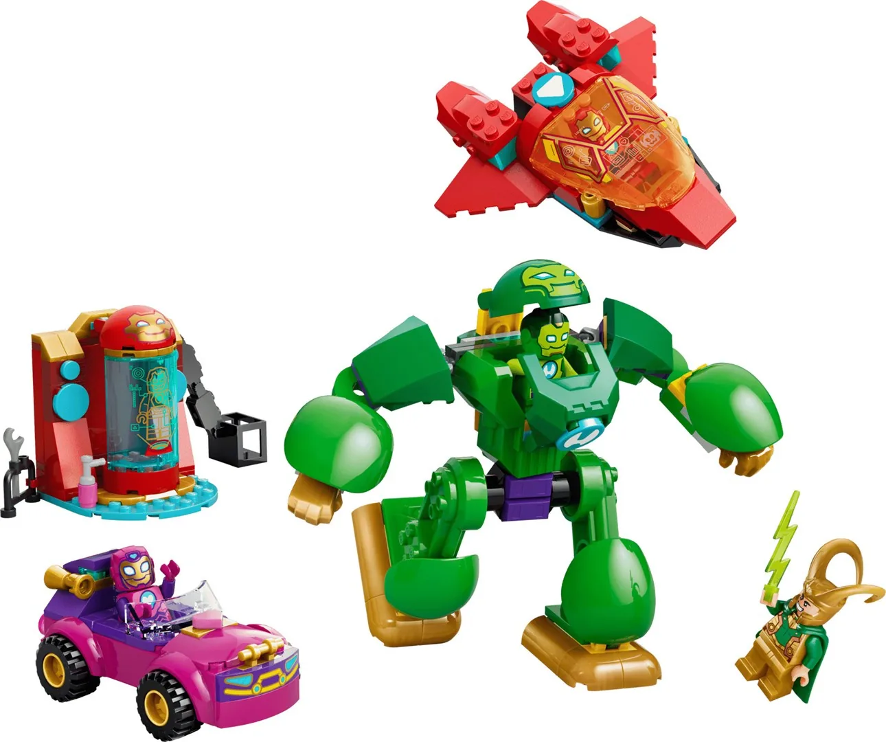 Modele i postaci LEGO Marvel 11211 Loki kontra drużyna Iron Mana