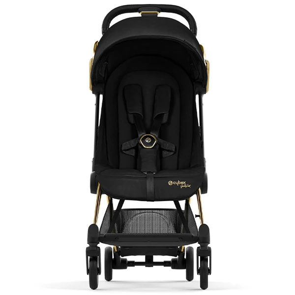 Cybex COYA WINGS wózek spacerowy — WINGS black upholstery / gold frame and wings
