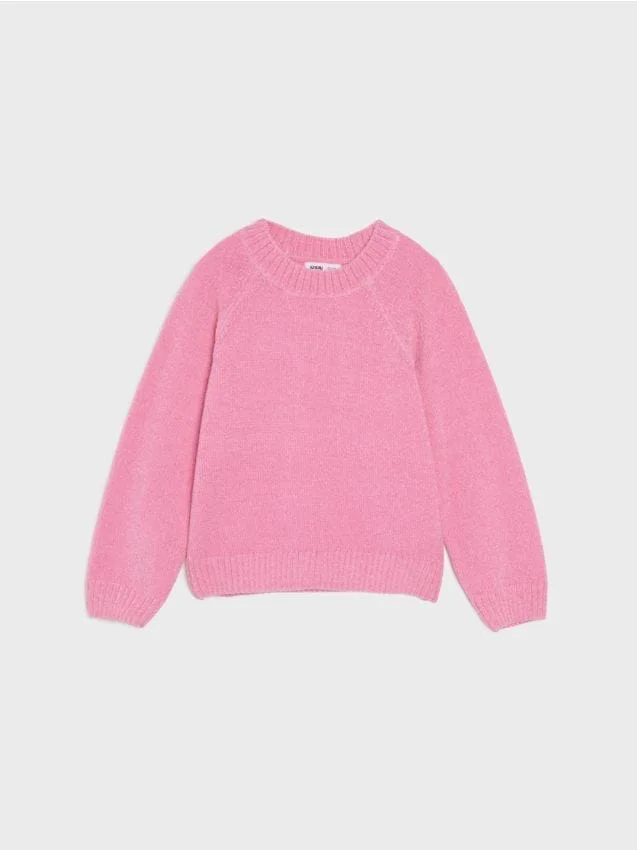 Sweter z raglanowym rękawem