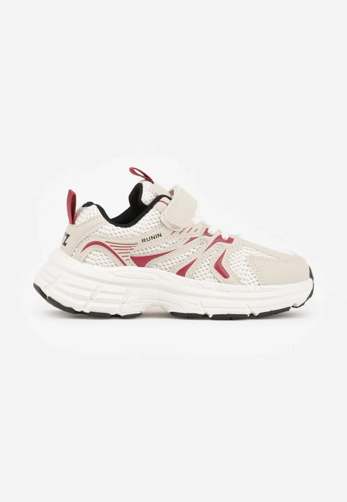 Beżowe Buty Sportowe Sneakersy Ozdobione Napisami Aniriope