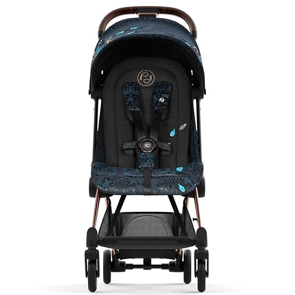 Cybex COYA Jewels of Nature wózek spacerowy — Jewels of Nature patterned upholstery / rose frame