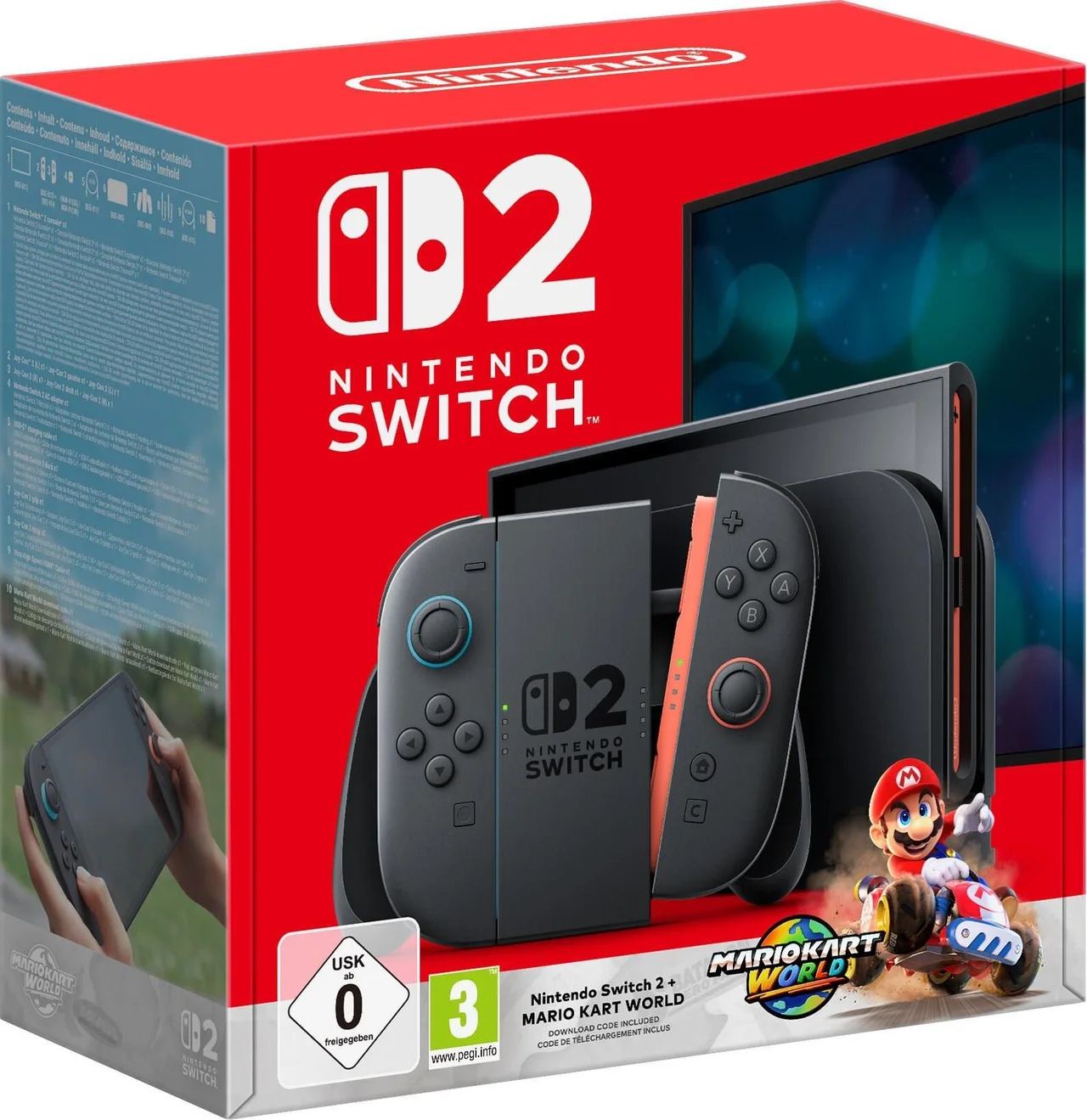 Nintendo Switch 2 Czarna + Mario Kart World
