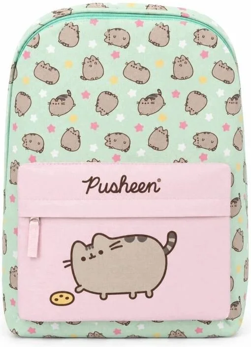 Pusheen Plecak Szkolny Jednokomorowy Zielony