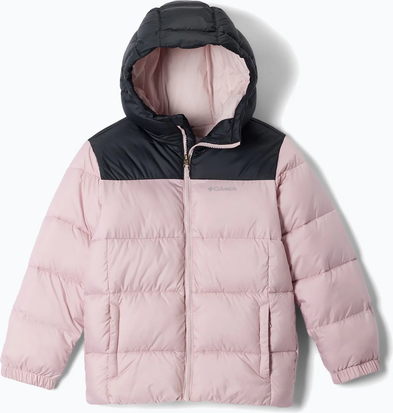 Columbia Kurtka Ocieplana Dziecięca Puffect Hooded Mineral Pink/Black