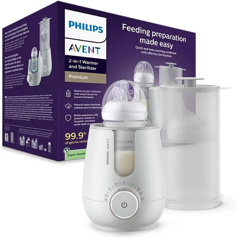 PHILIPS AVENT Podgrzewacz do butelek ze sterylizatorem 6w1 SCF359/00