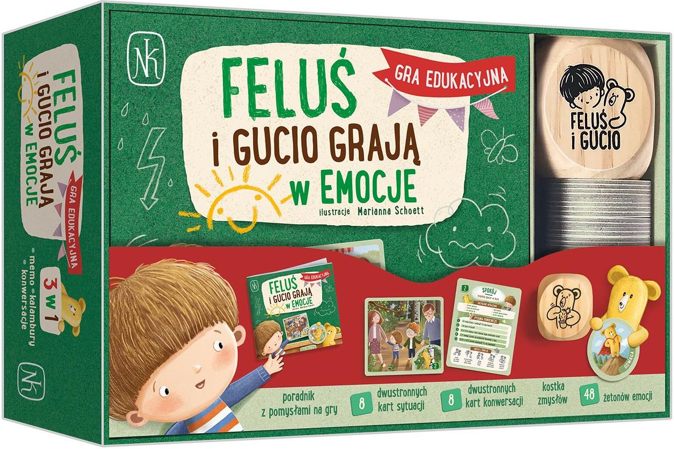 Nasza Księgarnia Feluś i Gucio Grają w Emocje