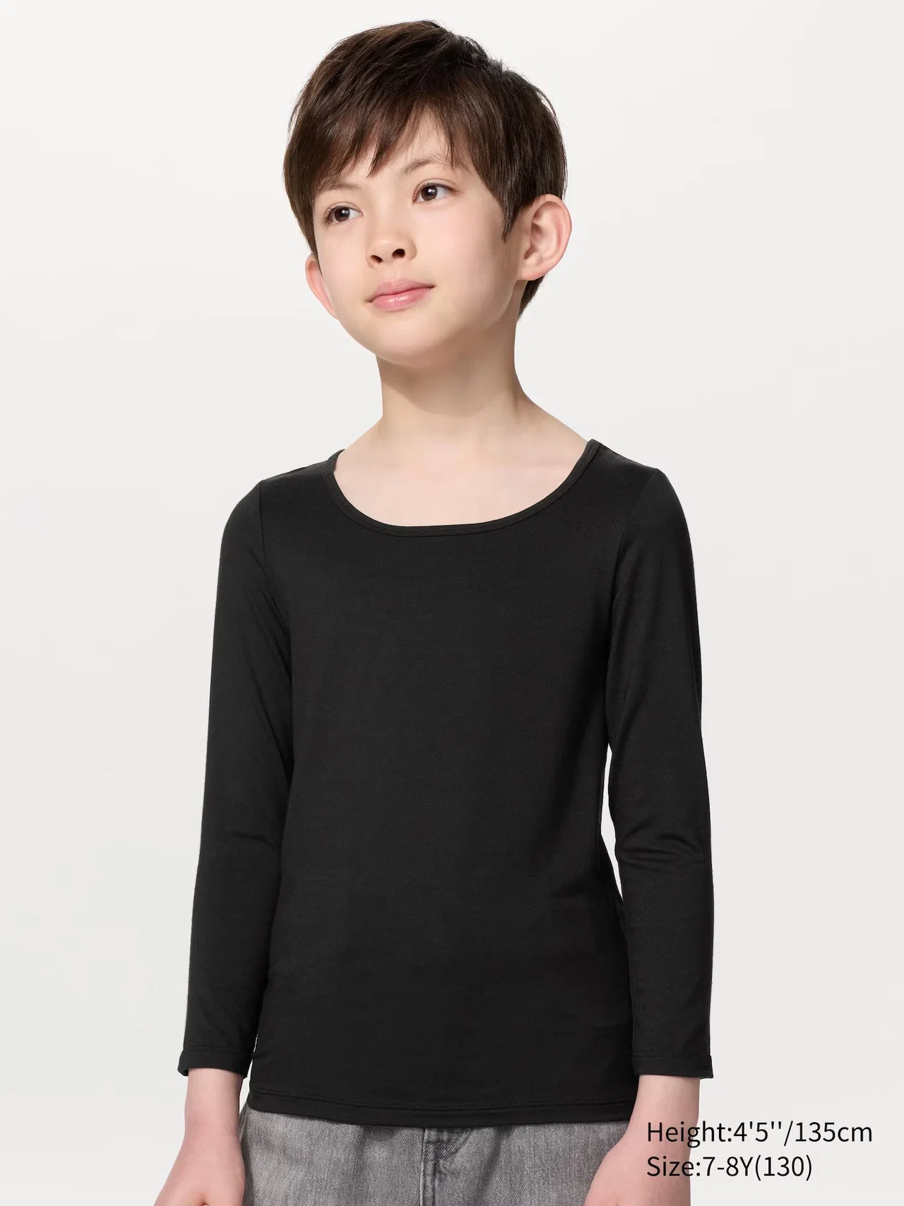 HEATTECH Scoop Neck T-Shirt (Long Sleeve)