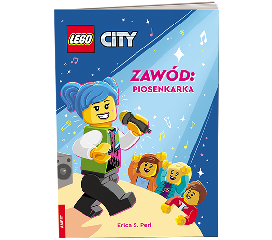 LEGO City Zawód piosenkarka — przednia okładka